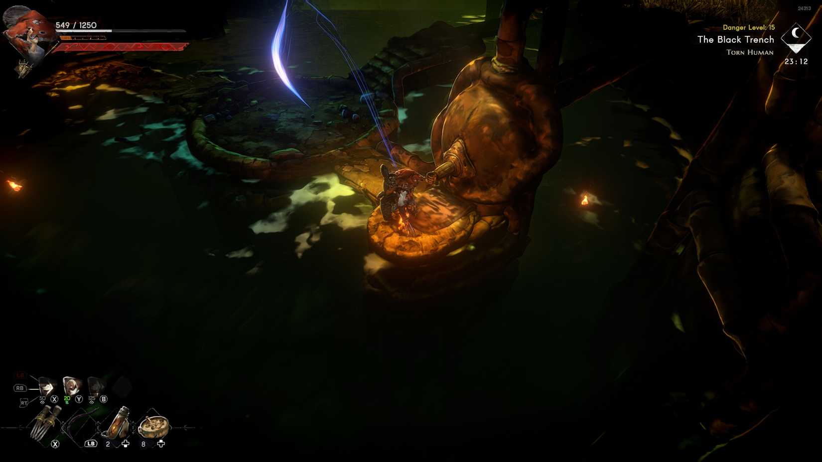 No Rest for the Wicked Black Trench Main Chamber lever