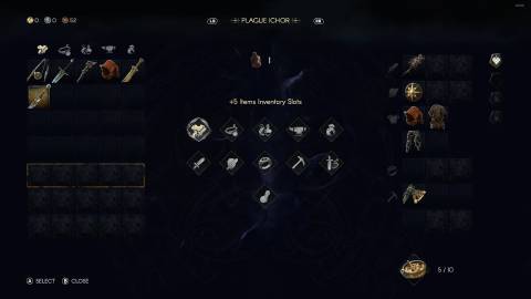 No Rest for the Wicked Plague Ichor upgrade menu