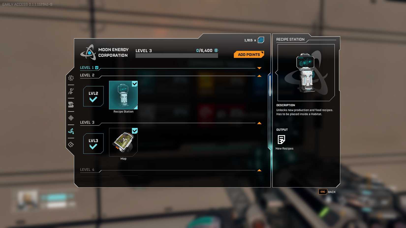 StarRupture Recipe Station Blueprint