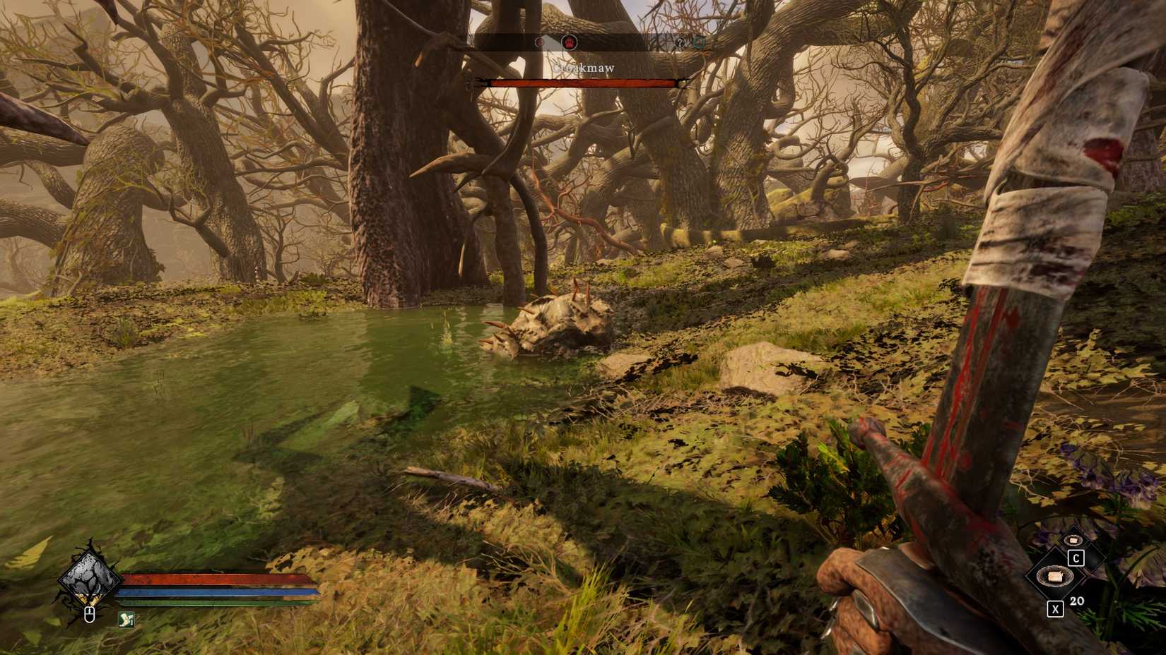 Tainted Grail Fall of Avalon Cuanacht Swamp Croakmaw