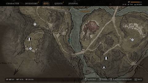 Tainted Grail Fall of Avalon Cuanacht River Croakmaw Map Location