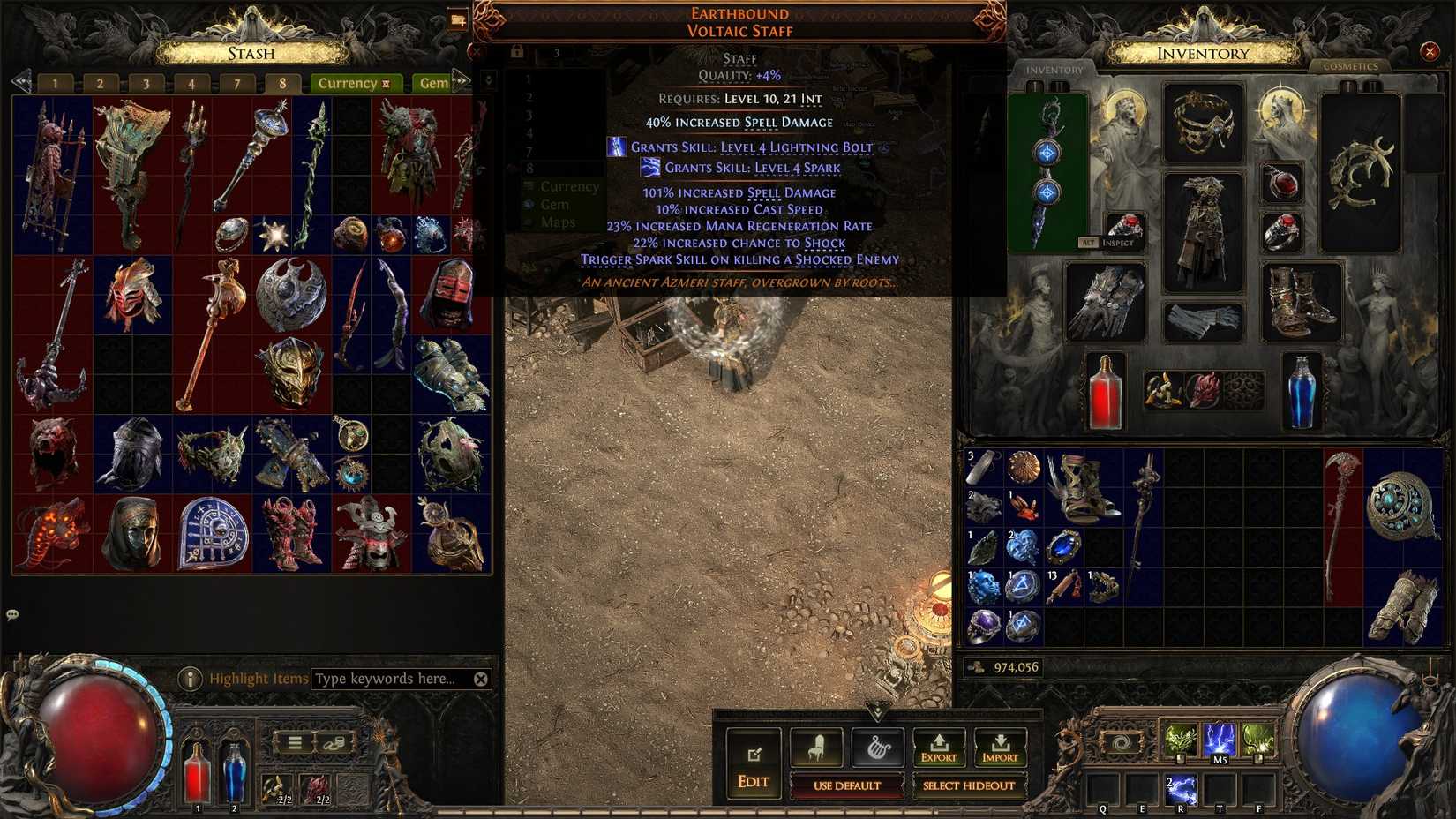 POE2 Earthbound stats