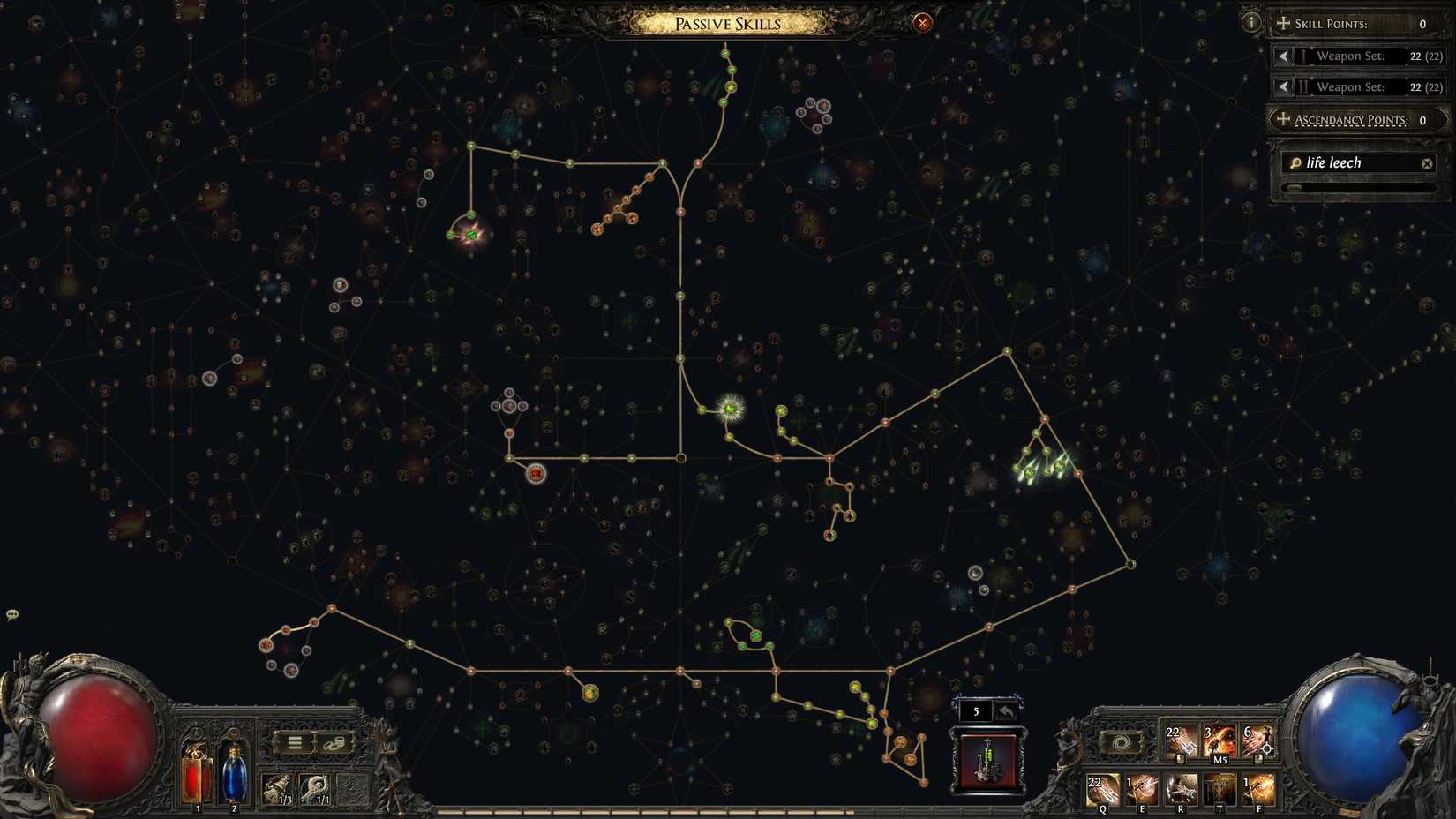 PoE2 Armour Piercing Rounds Mercenary Build Passive Tree