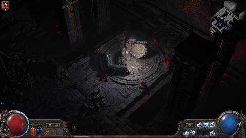 PoE2 Vaal Temple console entrance