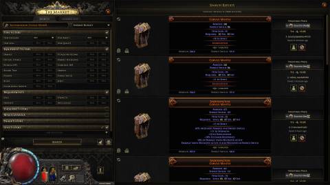 PoE2 Sacrosanctum trade market