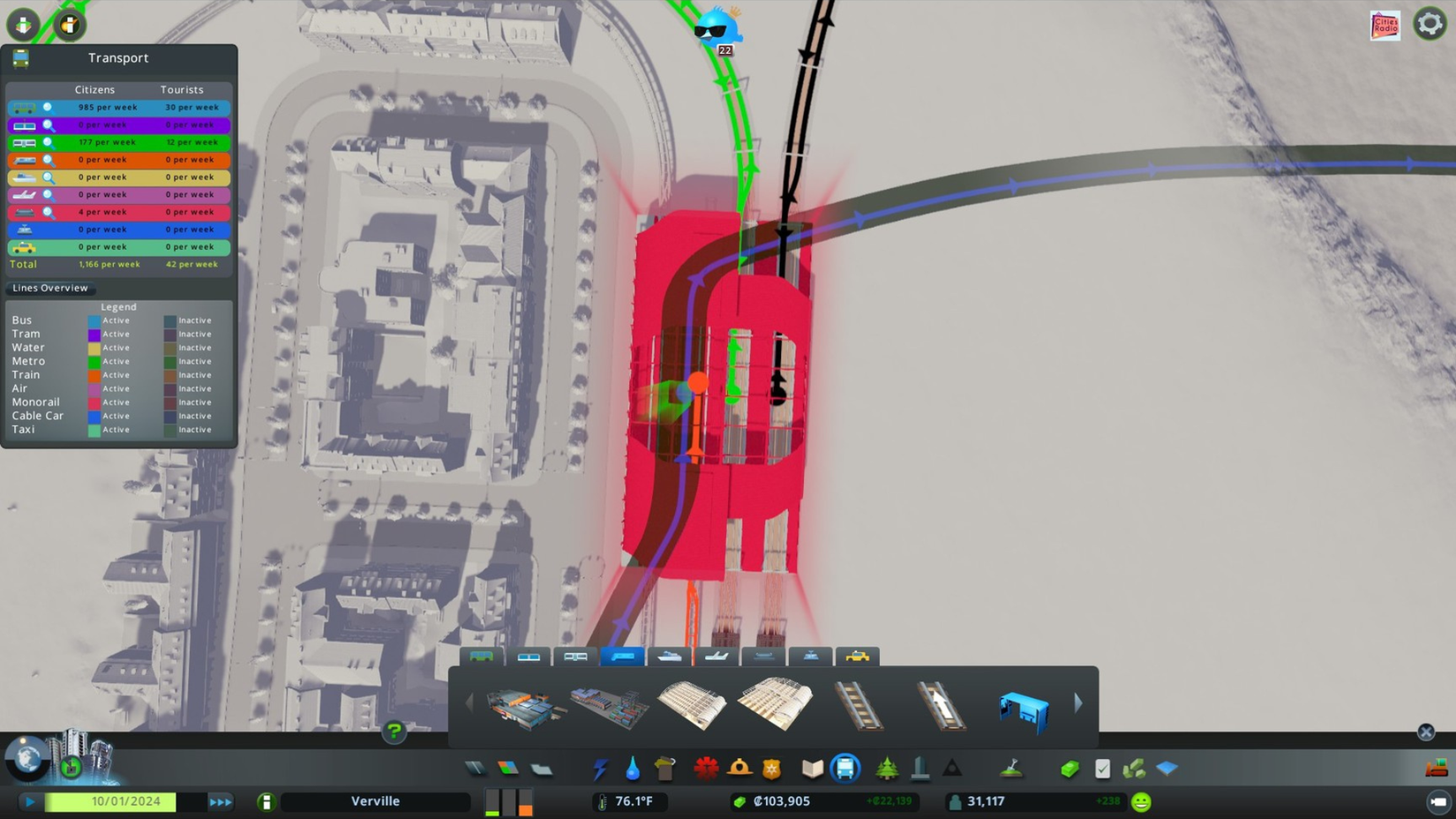 Cities: Skyline Transportation Plan