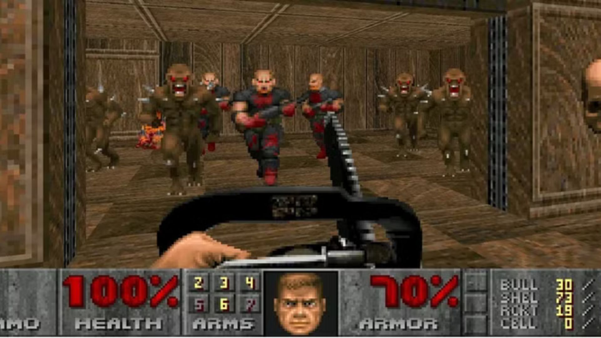 Doom gameplay chainsaw 