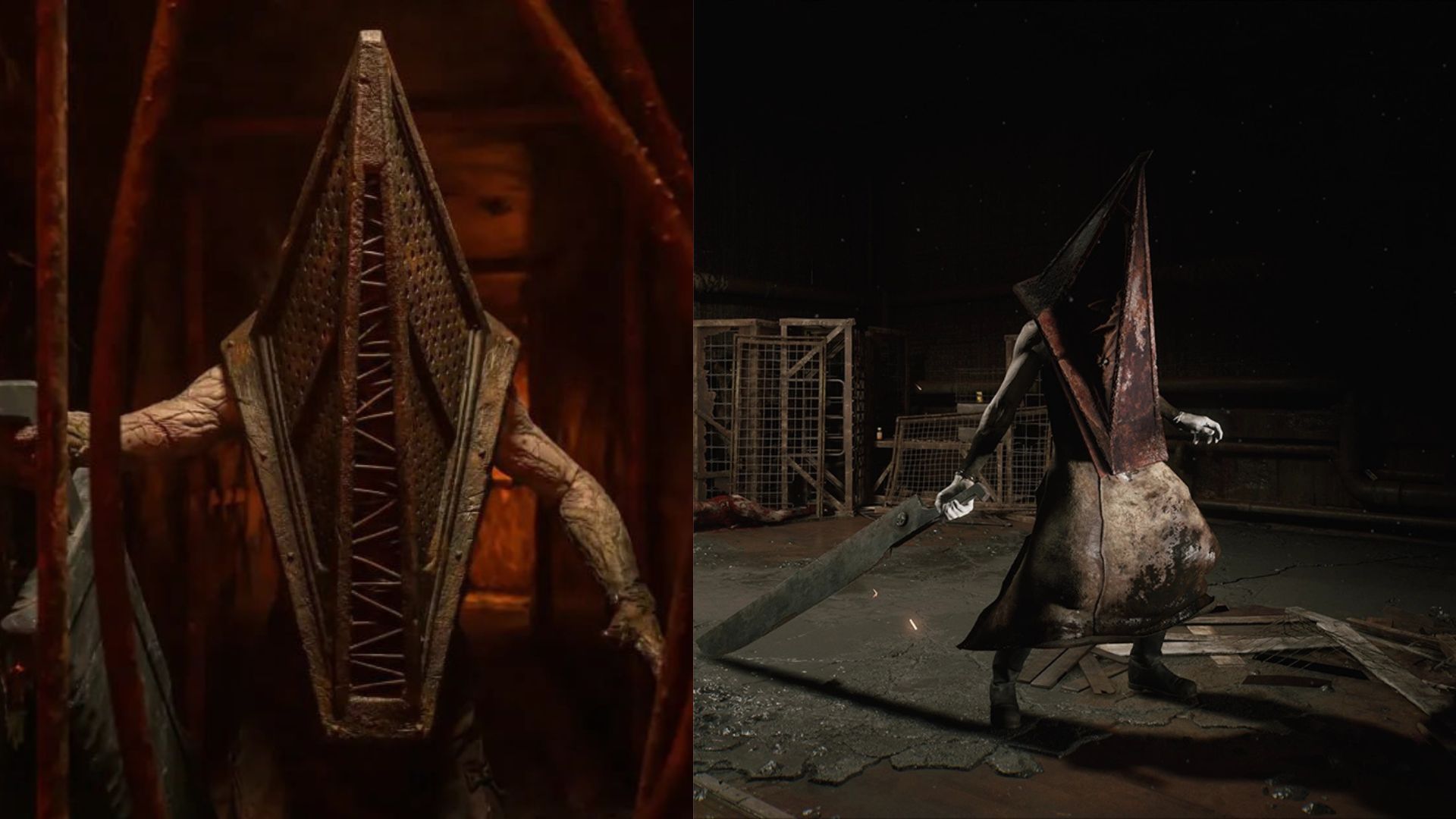 Pyramid head Return to Silent hill vs. silent hill 2