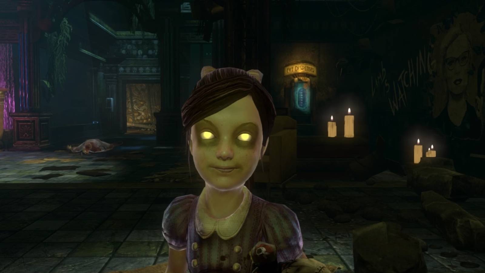 A Little Sister in BioShock (2007)