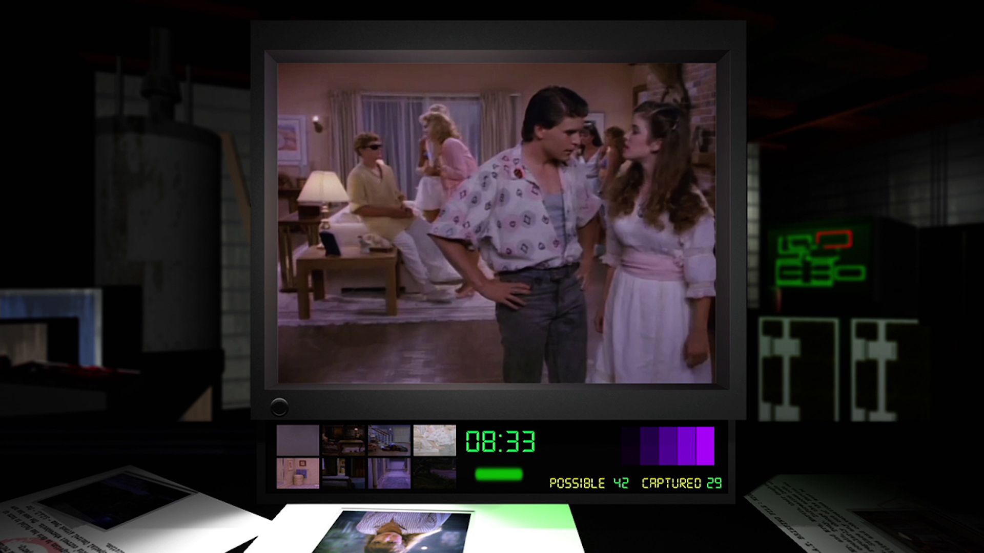 A party scene in Night Trap (1992)