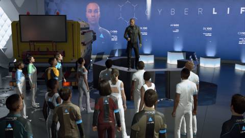 A scene featuring Markus in Detroit Become Human