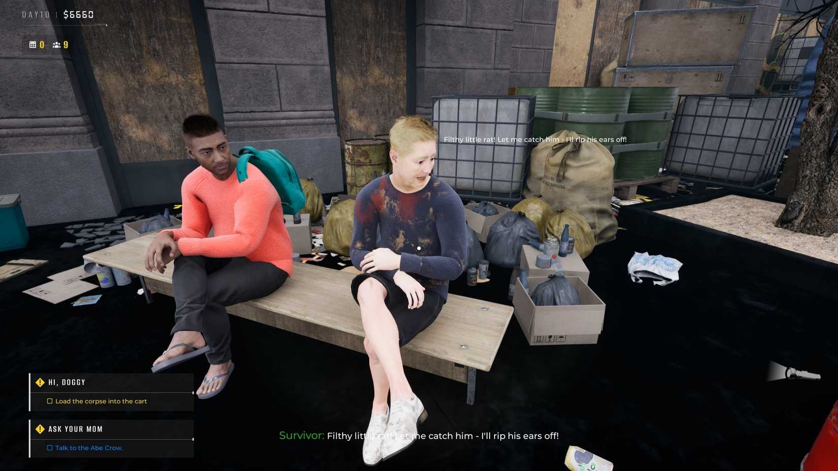 Abe Crow Ask Your Mom Quest Quarantine Zone The Last Check