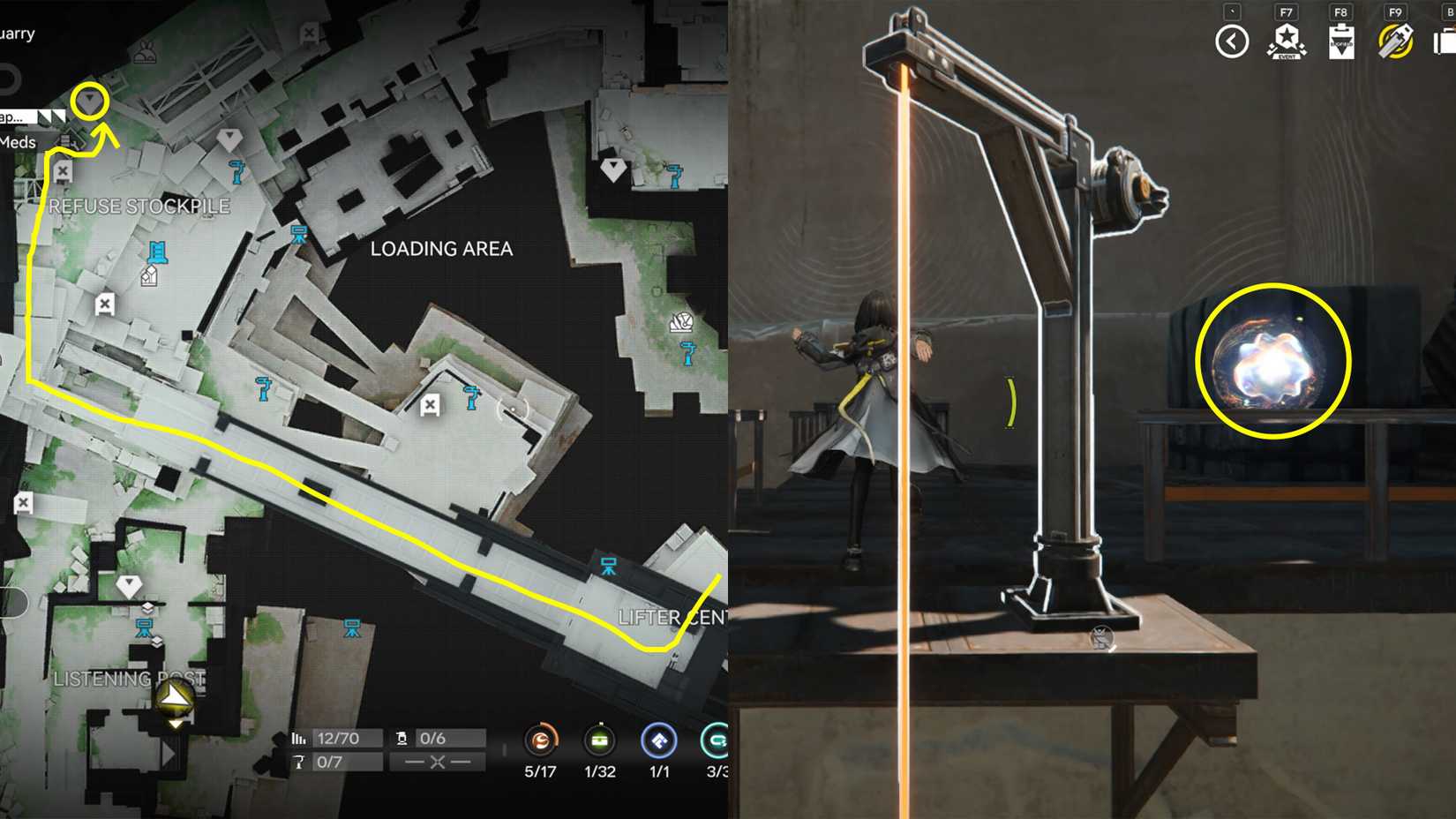 Aburrey Quarry Aurylene Location 10 In Arknights Endfield