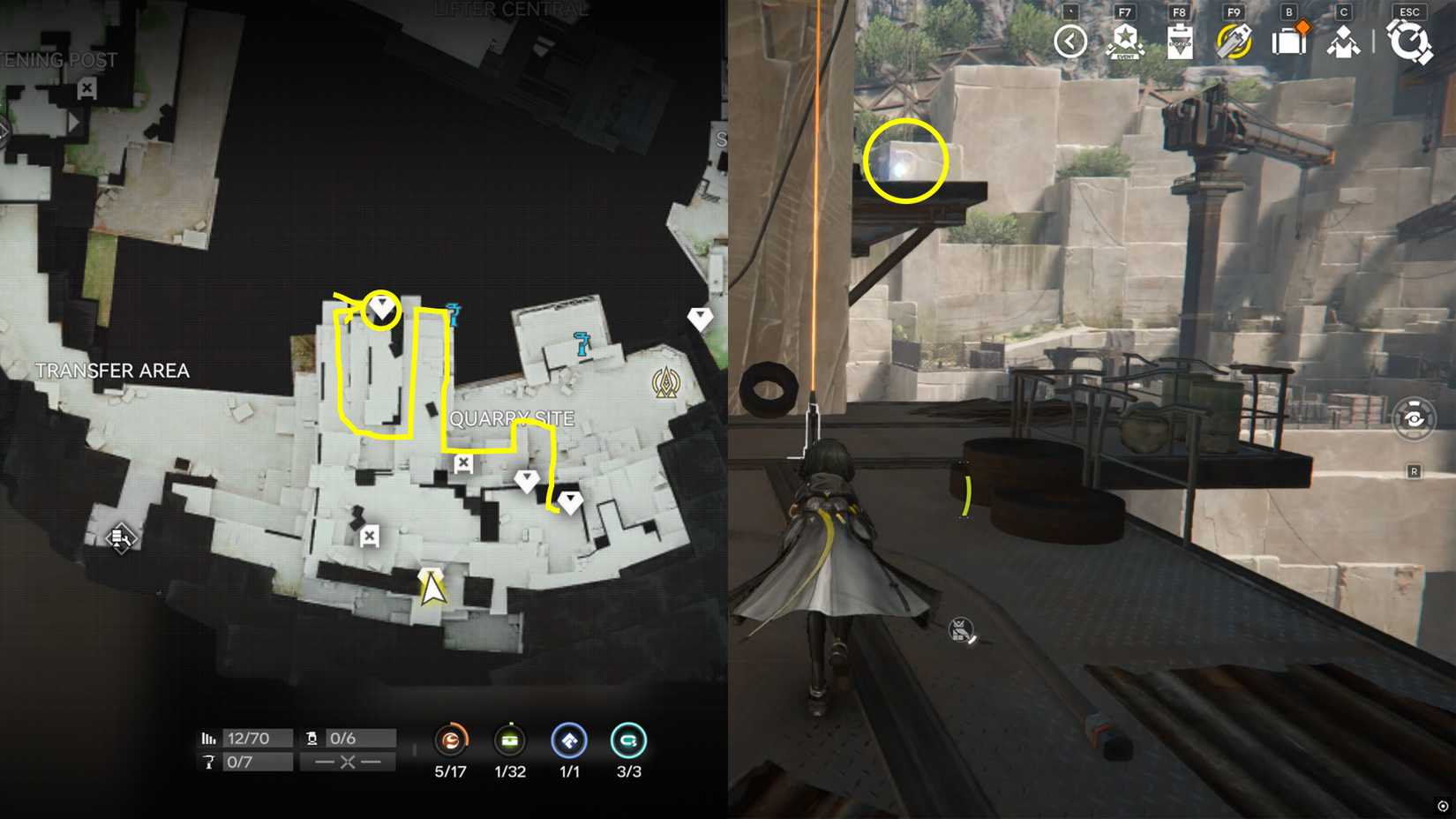 Aburrey Quarry Aurylene Location 13 In Arknights Endfield