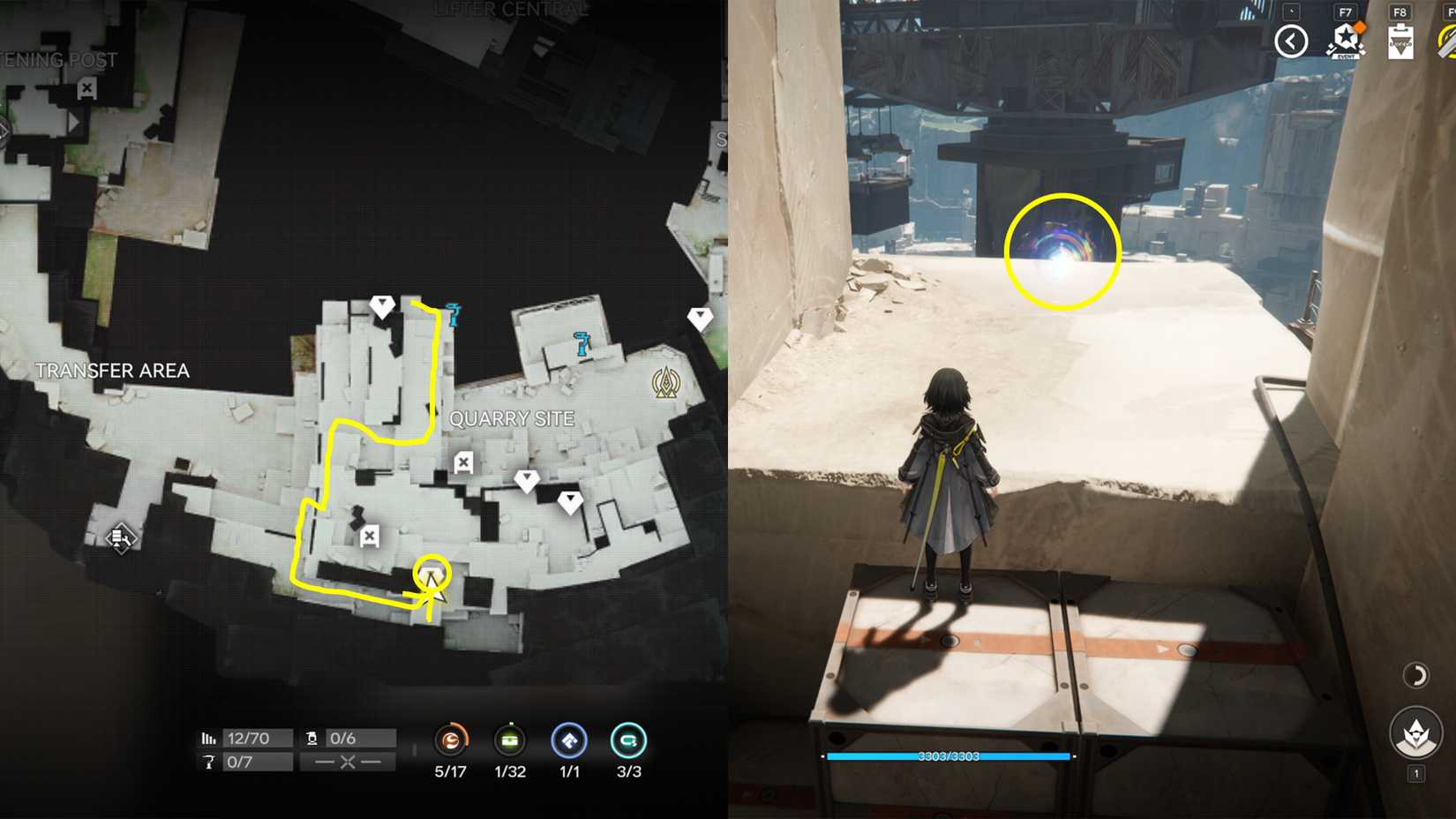 Aburrey Quarry Aurylene Location 14 In Arknights Endfield