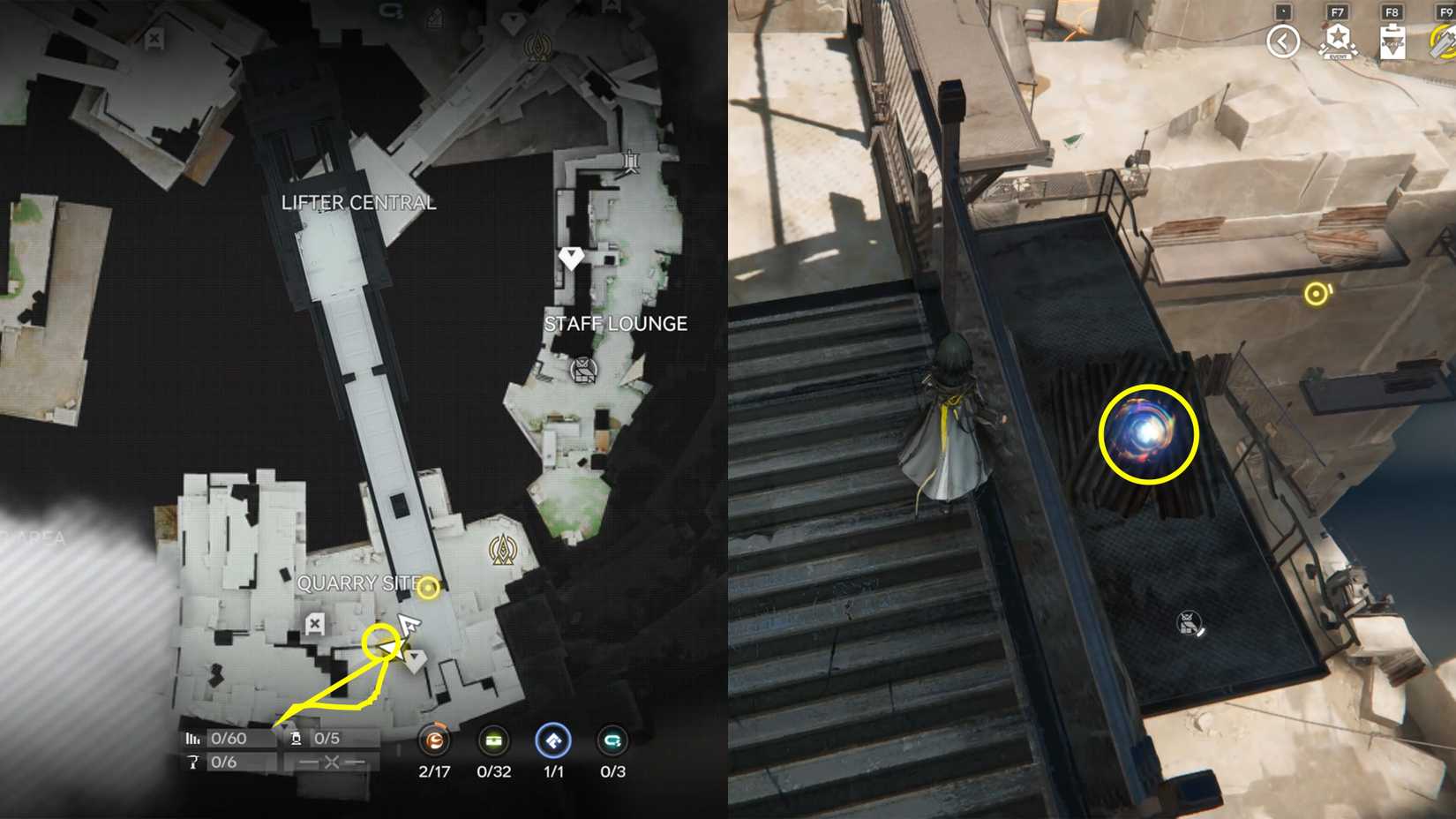 Aburrey Quarry Aurylene Location 15 In Arknights Endfield