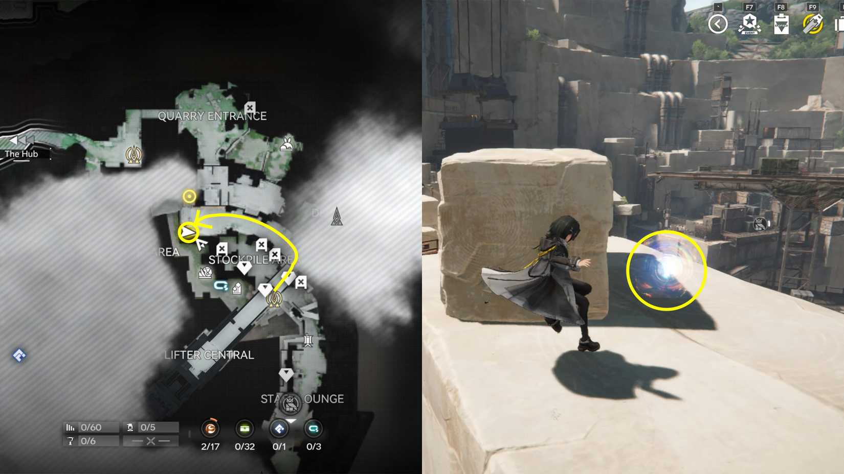 Aburrey Quarry Aurylene Location 9 In Arknights Endfield