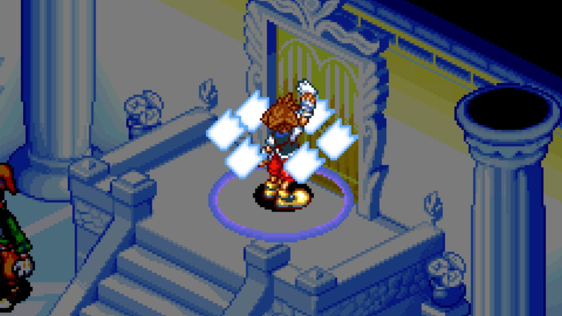 Activating a door in Kingdom Hearts Chain of Memories (GBA)