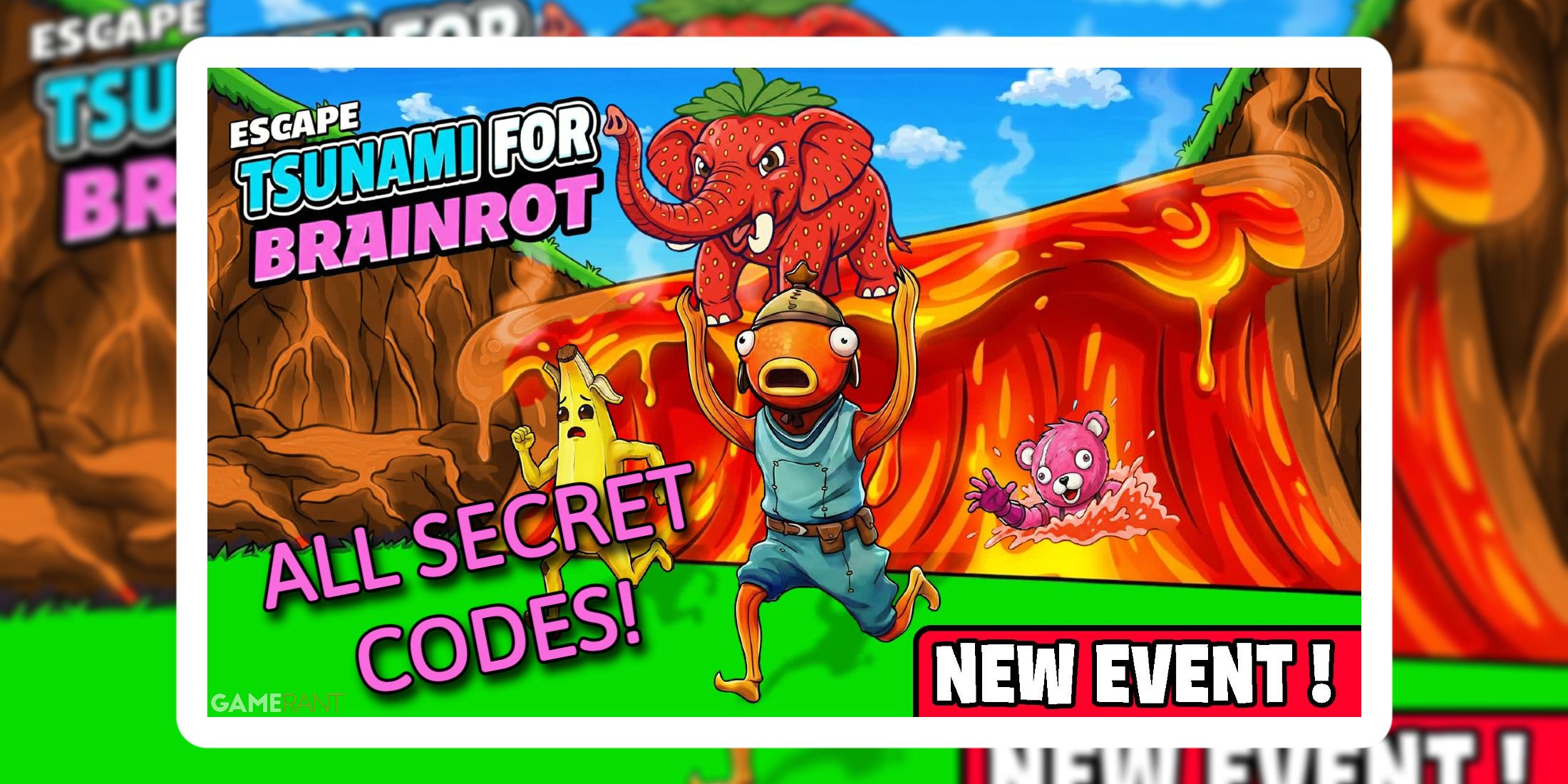 All Escape Tsunami For The Brainrots Codes in Fortnite