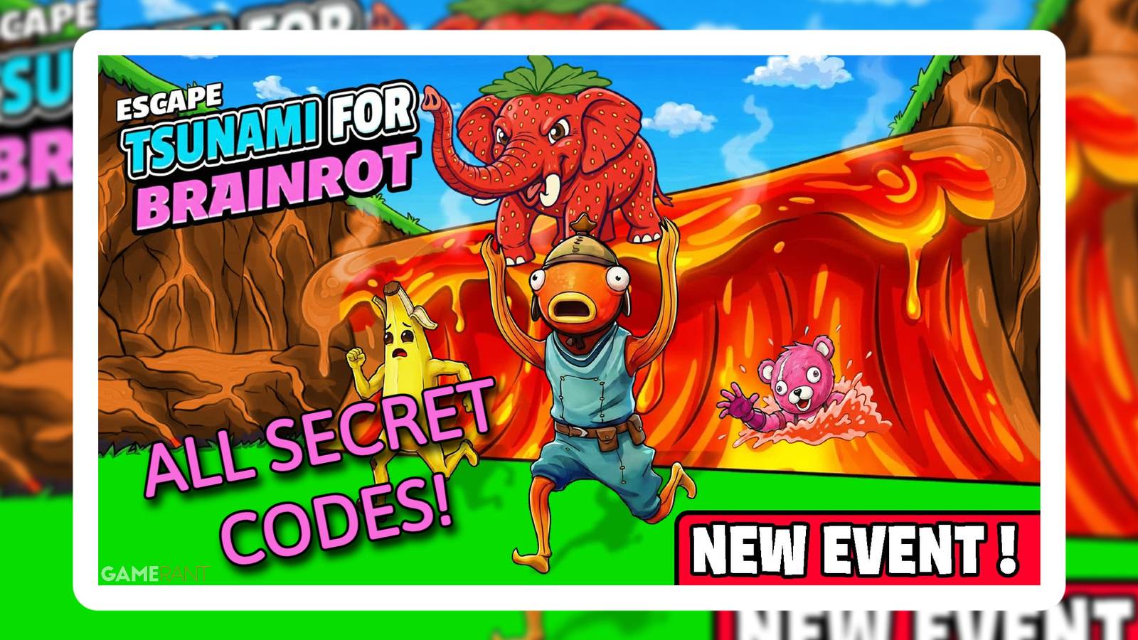 All Escape Tsunami For The Brainrots Codes in Fortnite