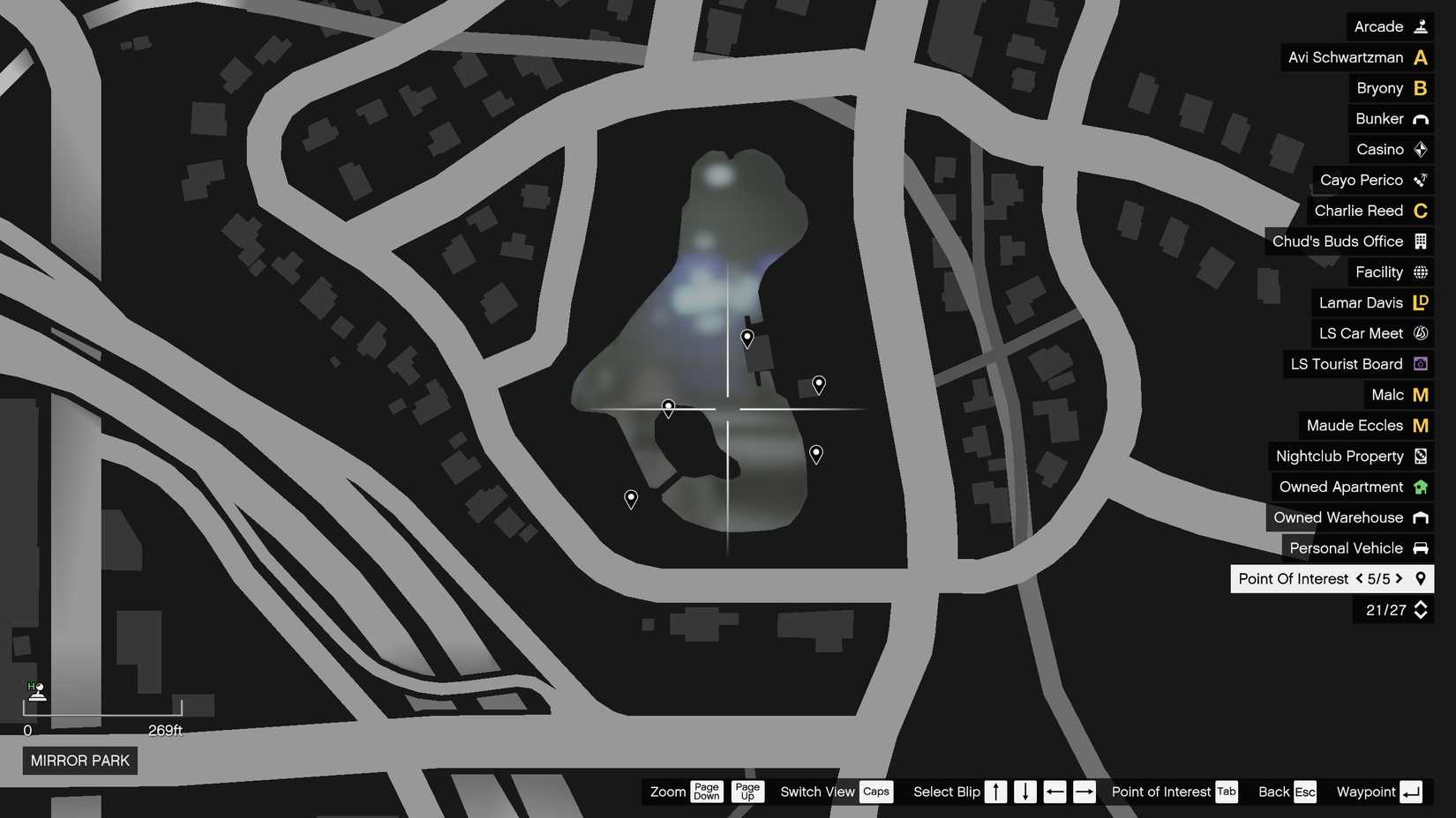 All G's Cache Locations in Mirror Park