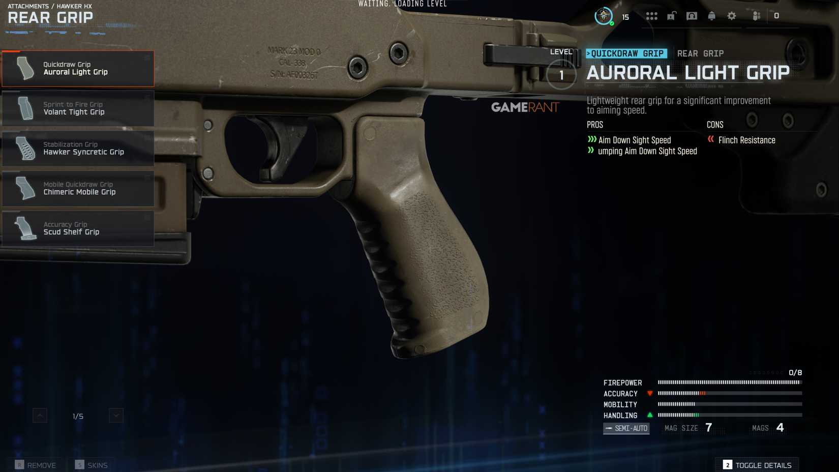 All Hawker HX Rear Grips - Black Ops 7