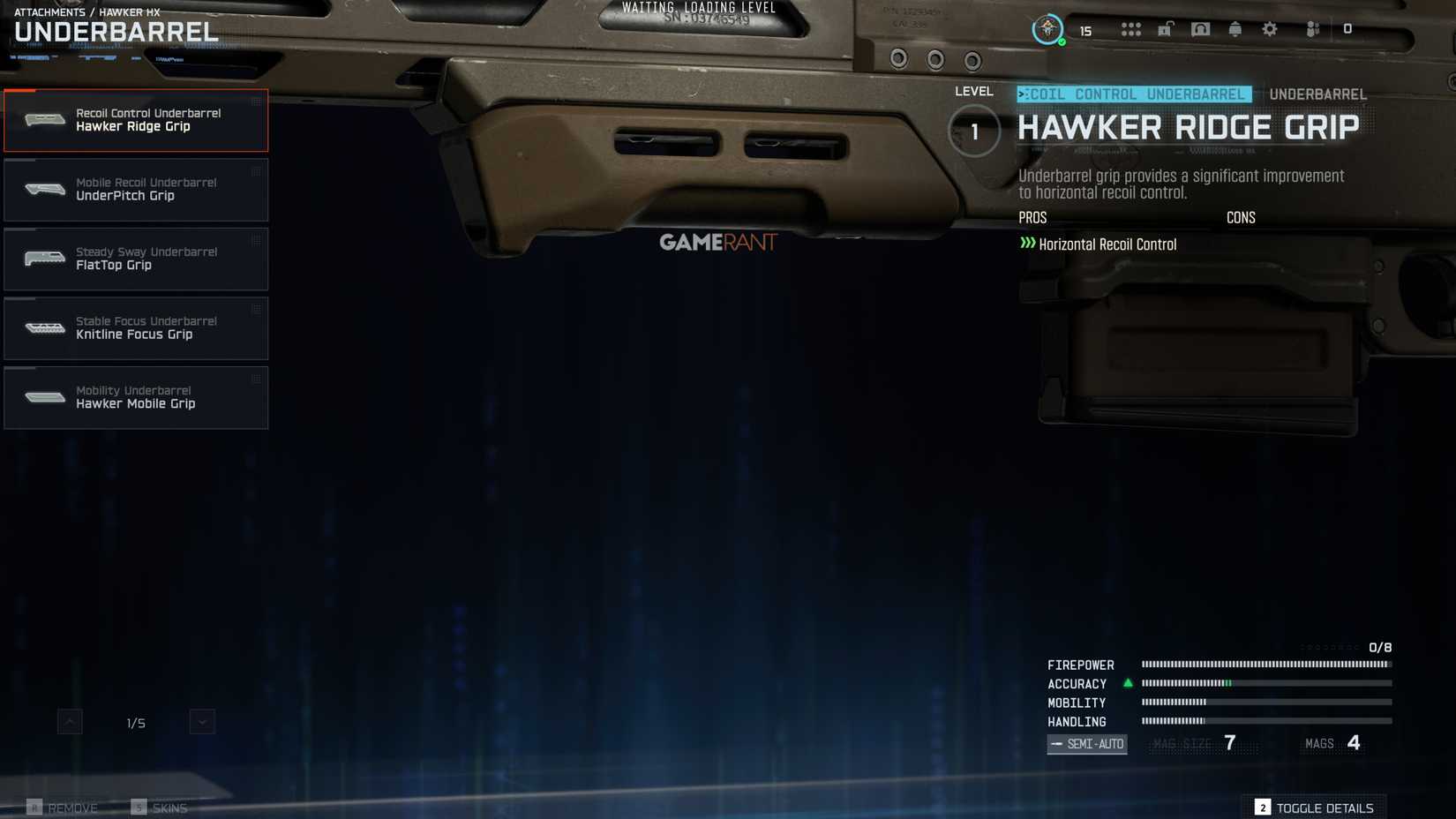 All Hawker HX Underbarrel