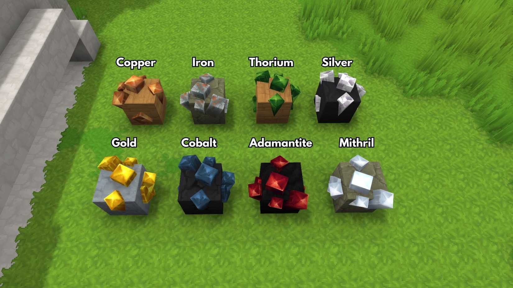 all ore type in hytale