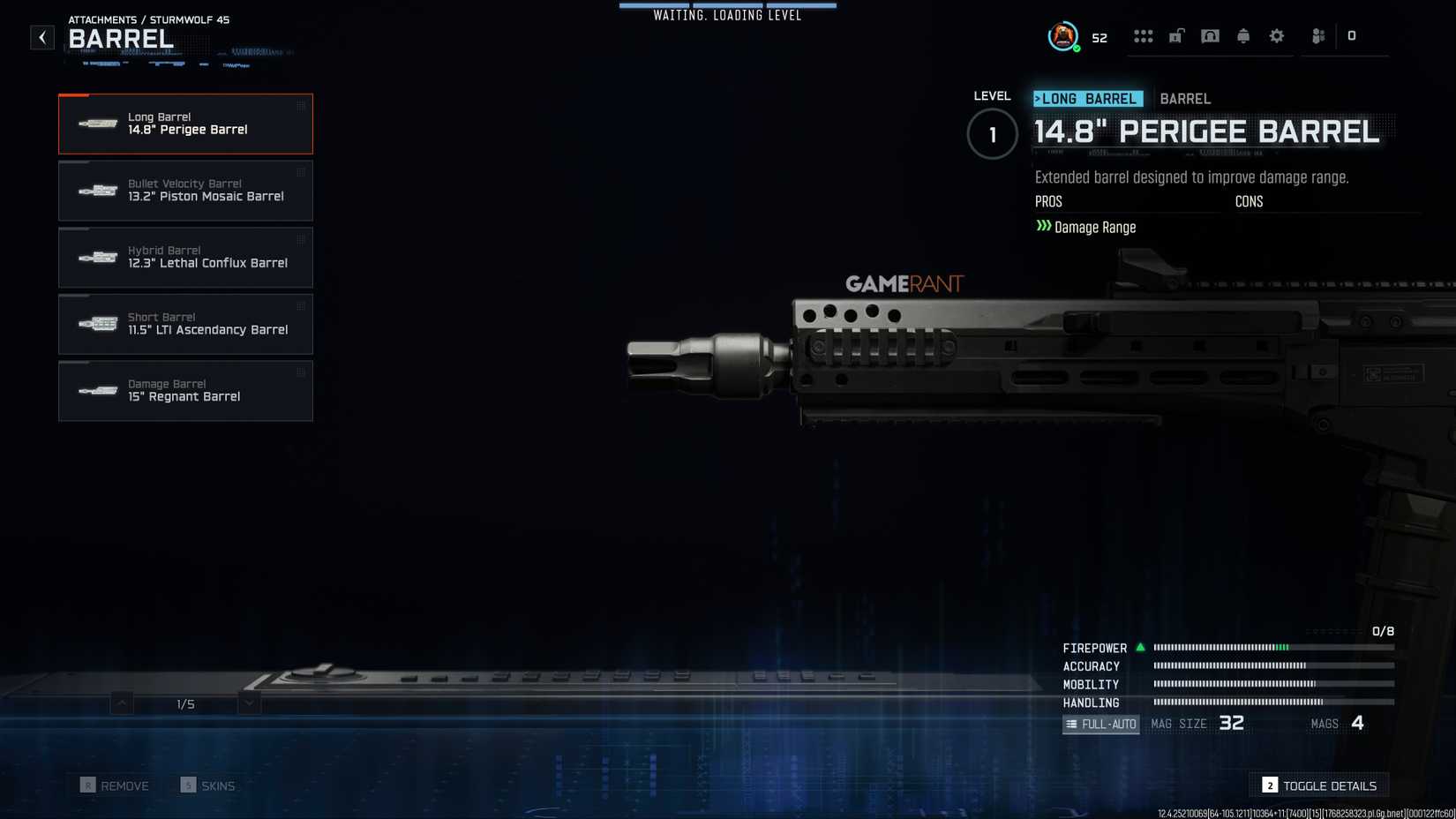 All Sturmwolf 45 Barrels in Black Ops 7