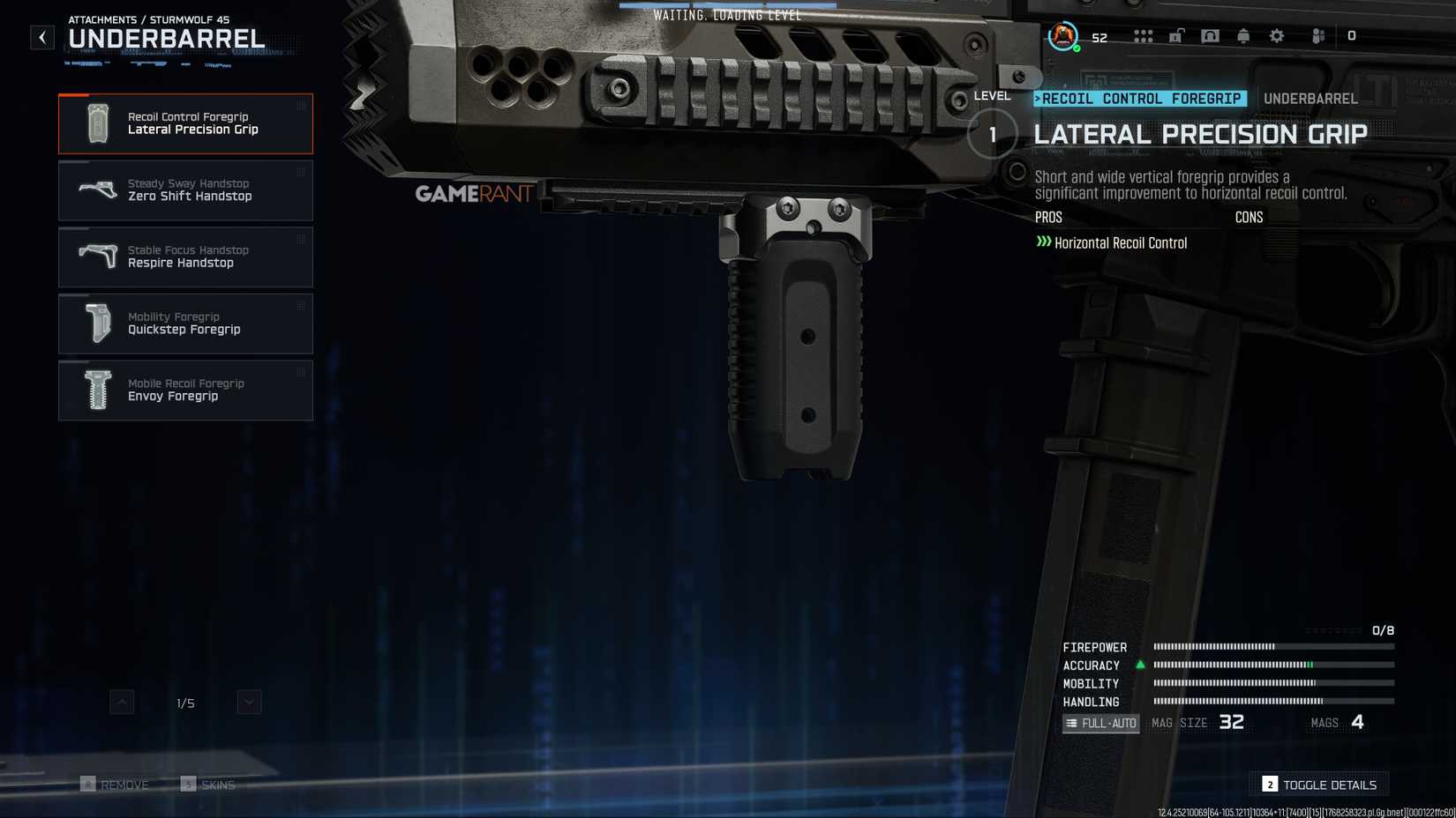 All Sturmwolf 45 Underbarrels in Black Ops 7