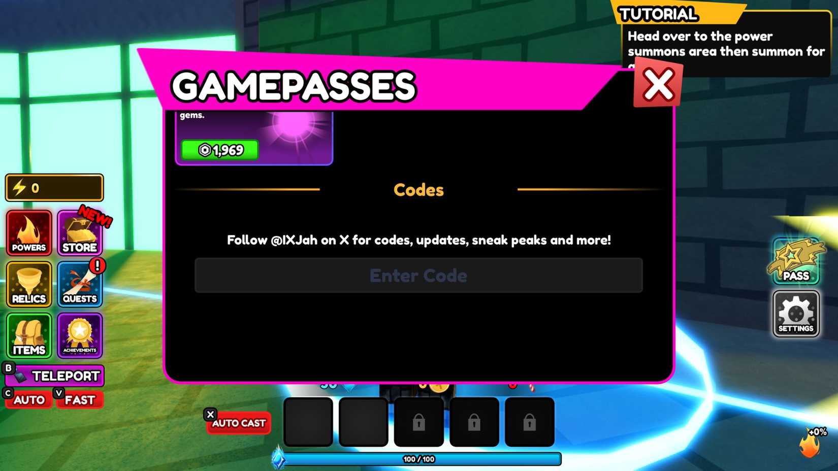 Anime Card Adventures the codes tab