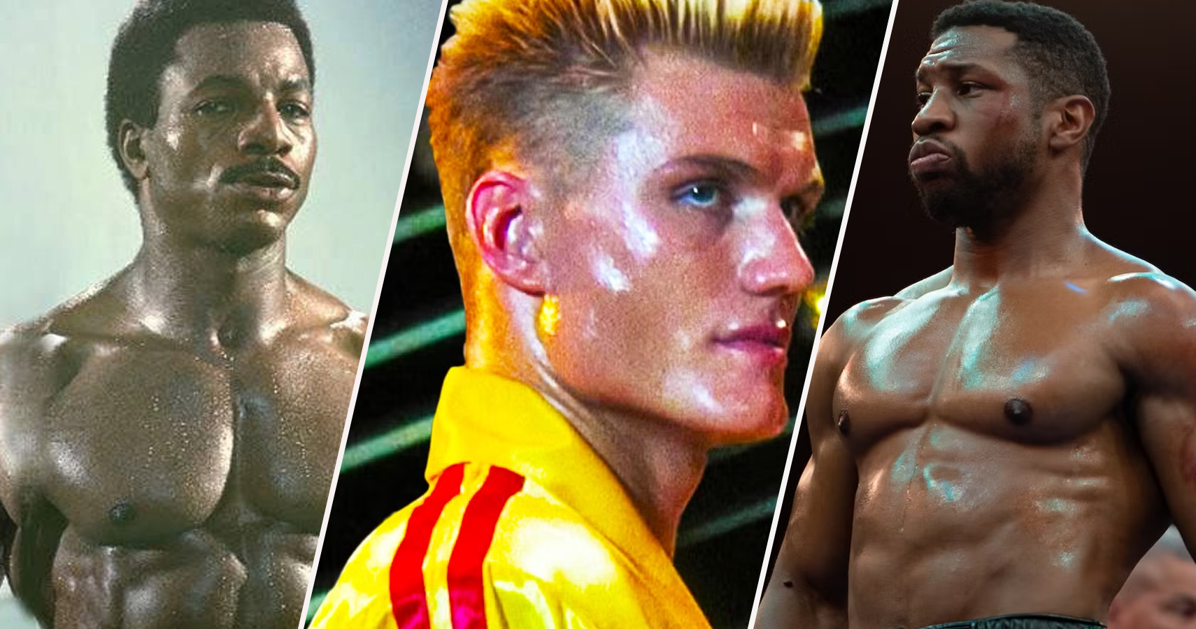 Apollo Creed in Rocky, Ivan Drago in Rocky IV, and Damian Anderson in Creed 3