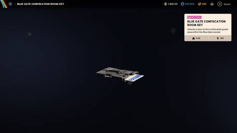 ARC Raiders Blue Gate Confiscation Room Key