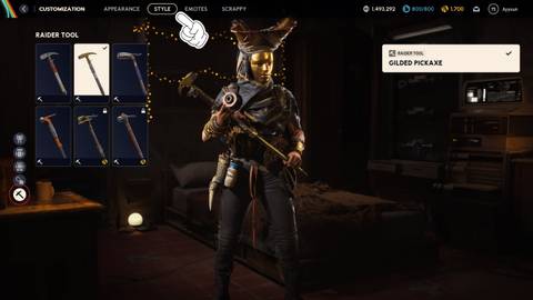 ARC Raiders Equip Gilded Pickaxe-1