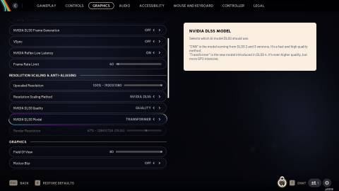 ARC Raiders NVIDIA DLSS Option
