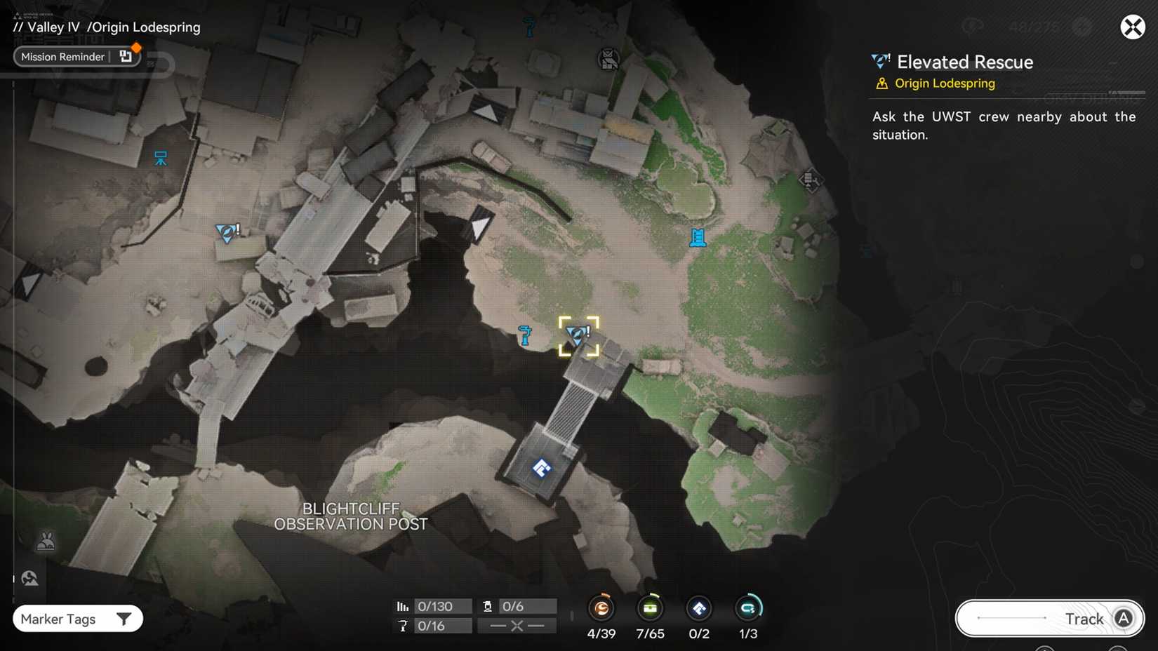 arknights-endfield-elevated-rescue-quest-trigger-start-where-find-location-component-style-origin-lodespring - blightcliff observation post