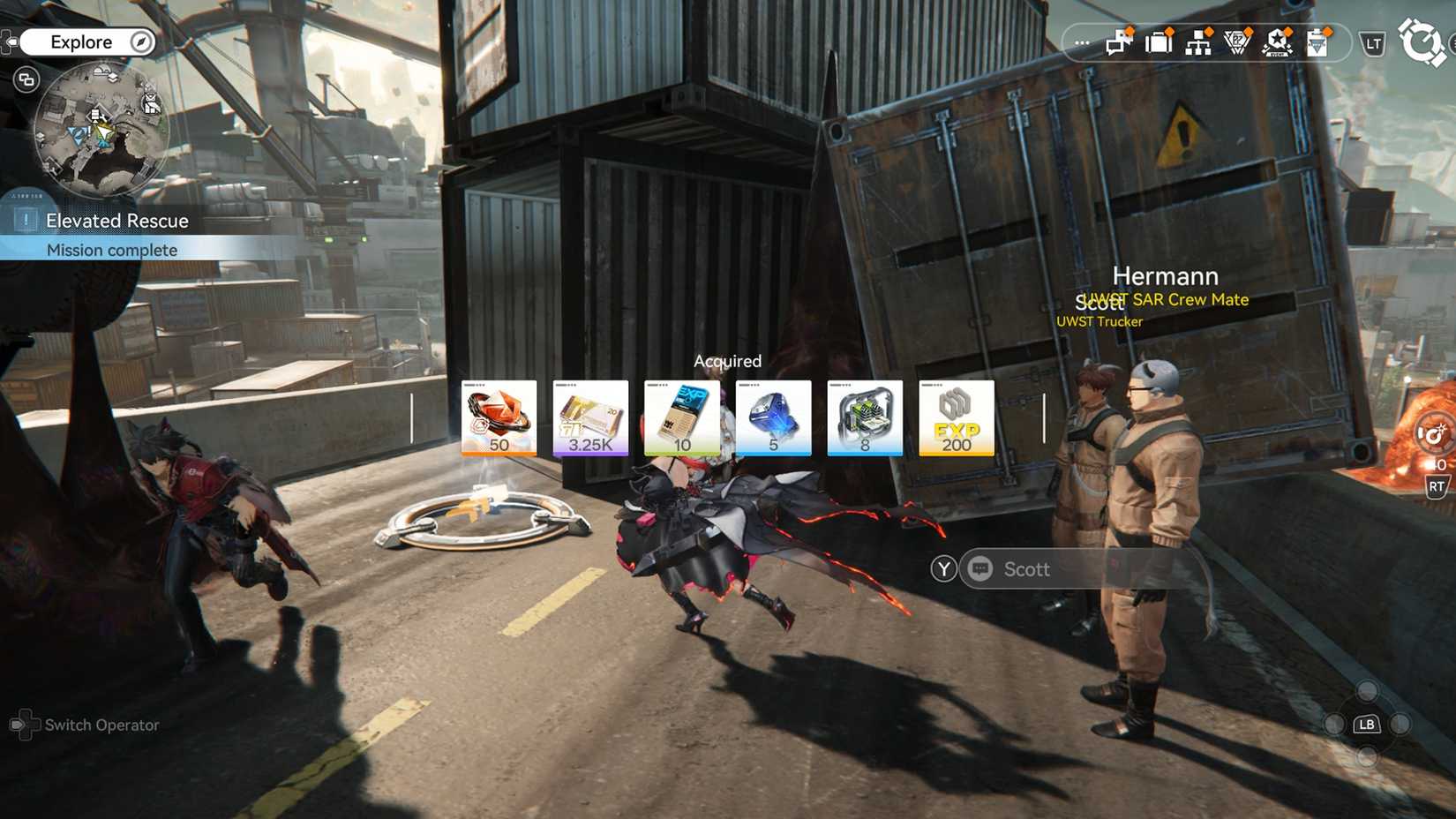 arknights-endfield-elevated-rescue-quest-trigger-start-where-find-location-component-style-origin-lodespring - mission complete rewards