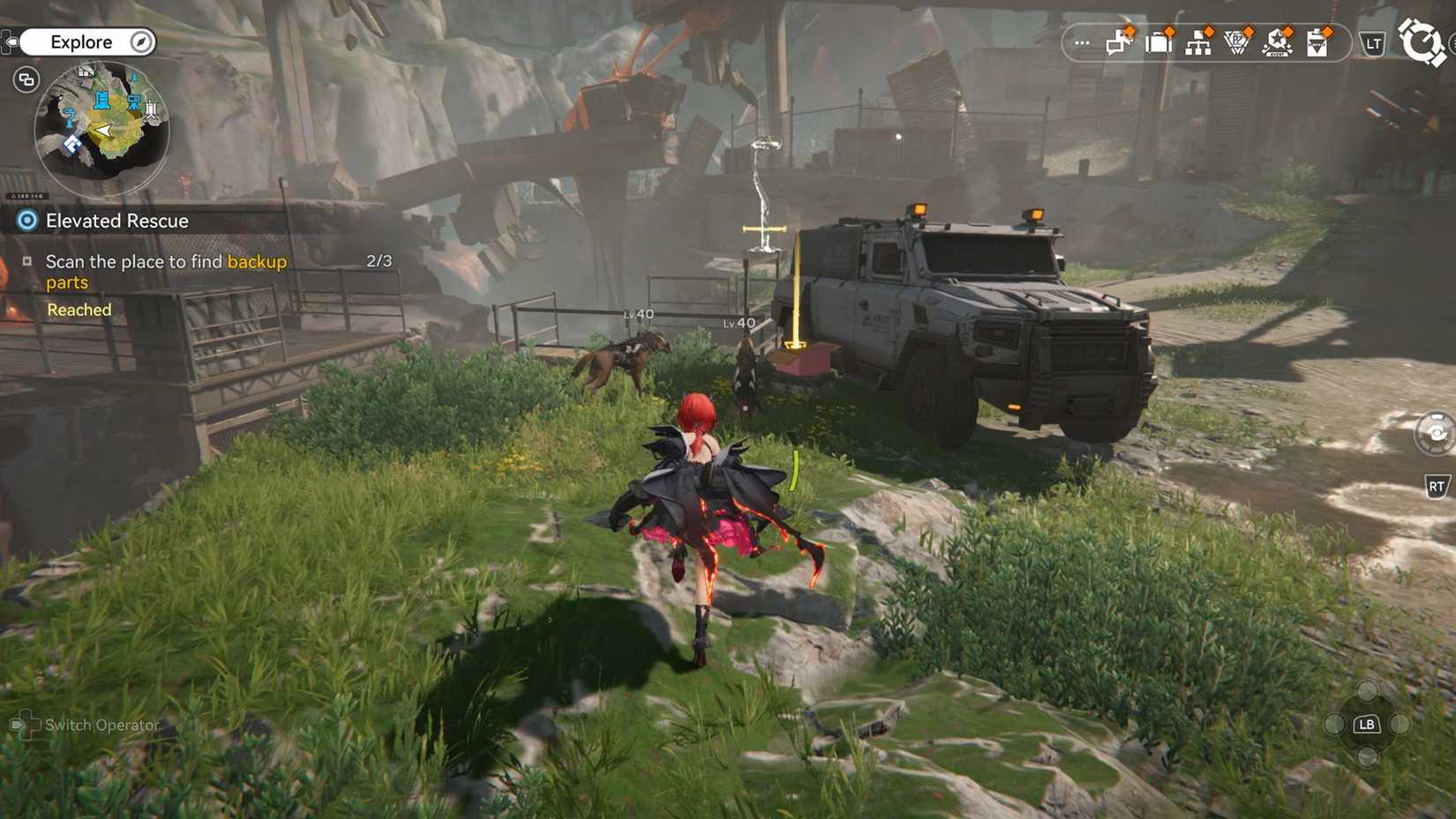 arknights-endfield-elevated-rescue-quest-trigger-start-where-find-location-component-style-origin-lodespring - scan the place to find backup parts 3