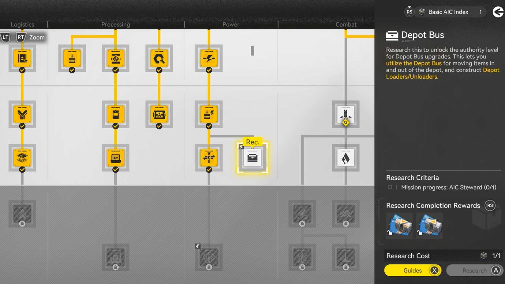 arknights-endfield-how-expand-core-aic-area-size-upgrade-ak-enfield-cost-unlock - mission progress aic steward