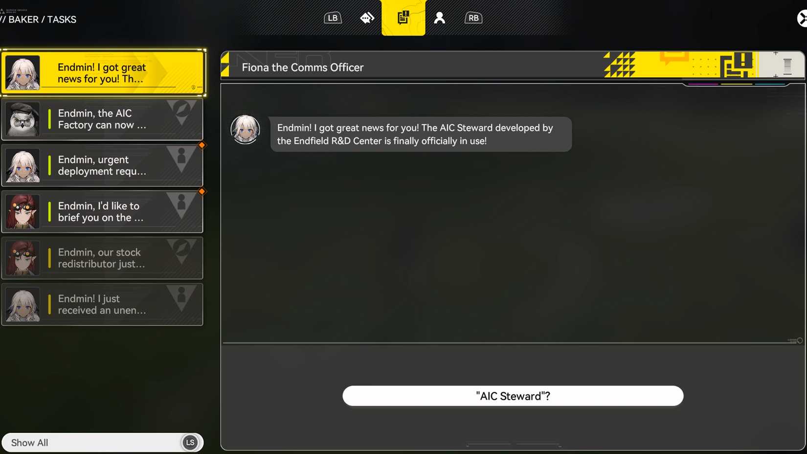 arknights-endfield-how-expand-core-aic-area-size-upgrade-ak-enfield-cost-unlock - trigger aic steward quest