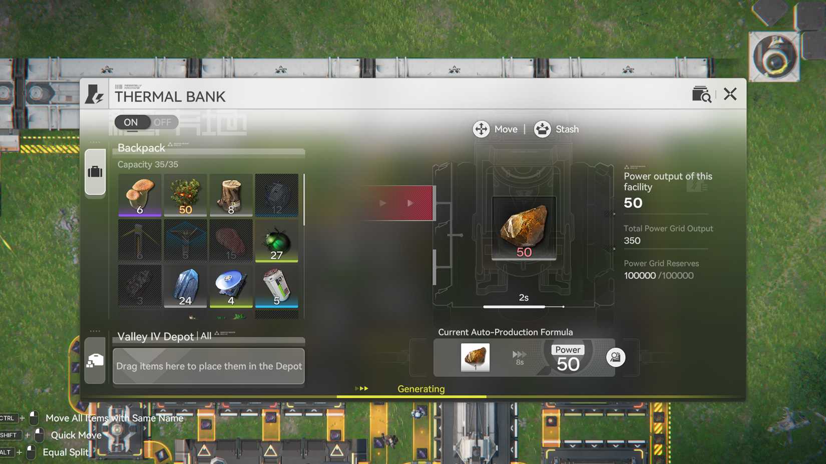 arknights-endfield-how-increase-power-output-max-electricity-capacity-ak-endfield-upgrade-limit-generate - how to use thermal bank