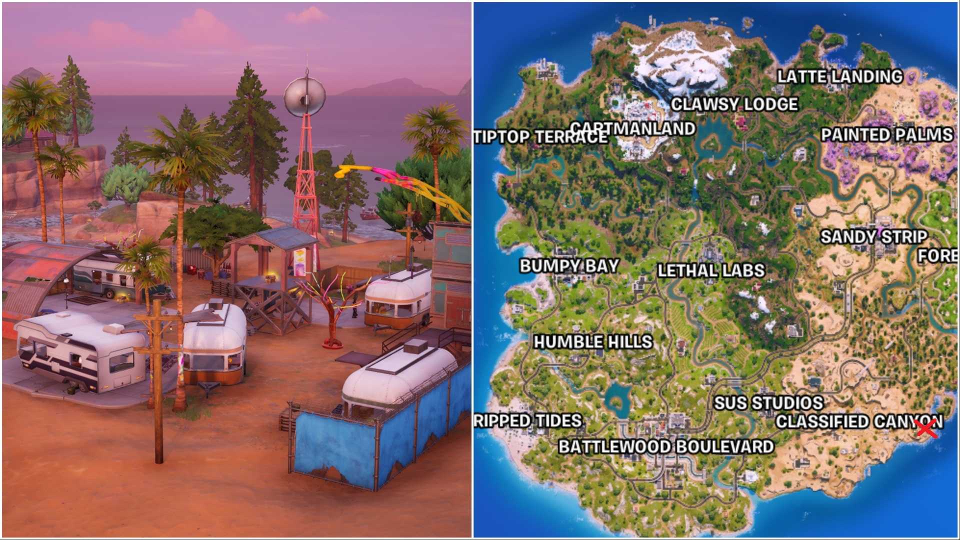 Fortnite Rv How to Find All New Set Locations for Kingston in Fortnite