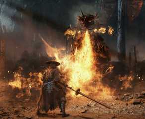 Attacking an enemy in Phantom Blade Zero