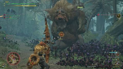 Attacking Doshaguma in Monster Hunter Wilds (2025)