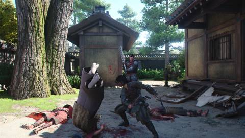 Attacking enemies as Naoe in Assassin’s Creed Shadows (2025)