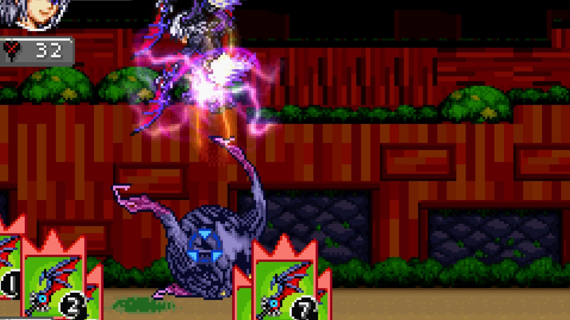 Attacking enemies as Riku in Kingdom Hearts Chain of Memories (GBA)