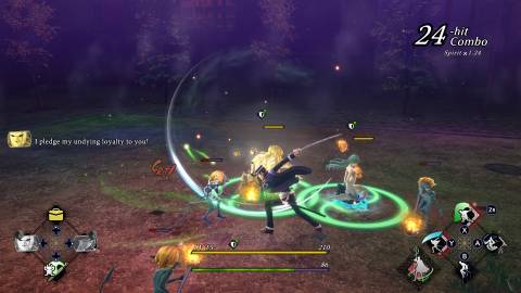 Attacking enemies in Raidou Remastered The Mystery of the Soulless Army (2025)