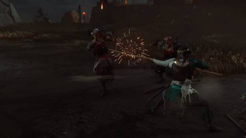 Attacking enemies with a pole in Ghost Of Yotei (2025)