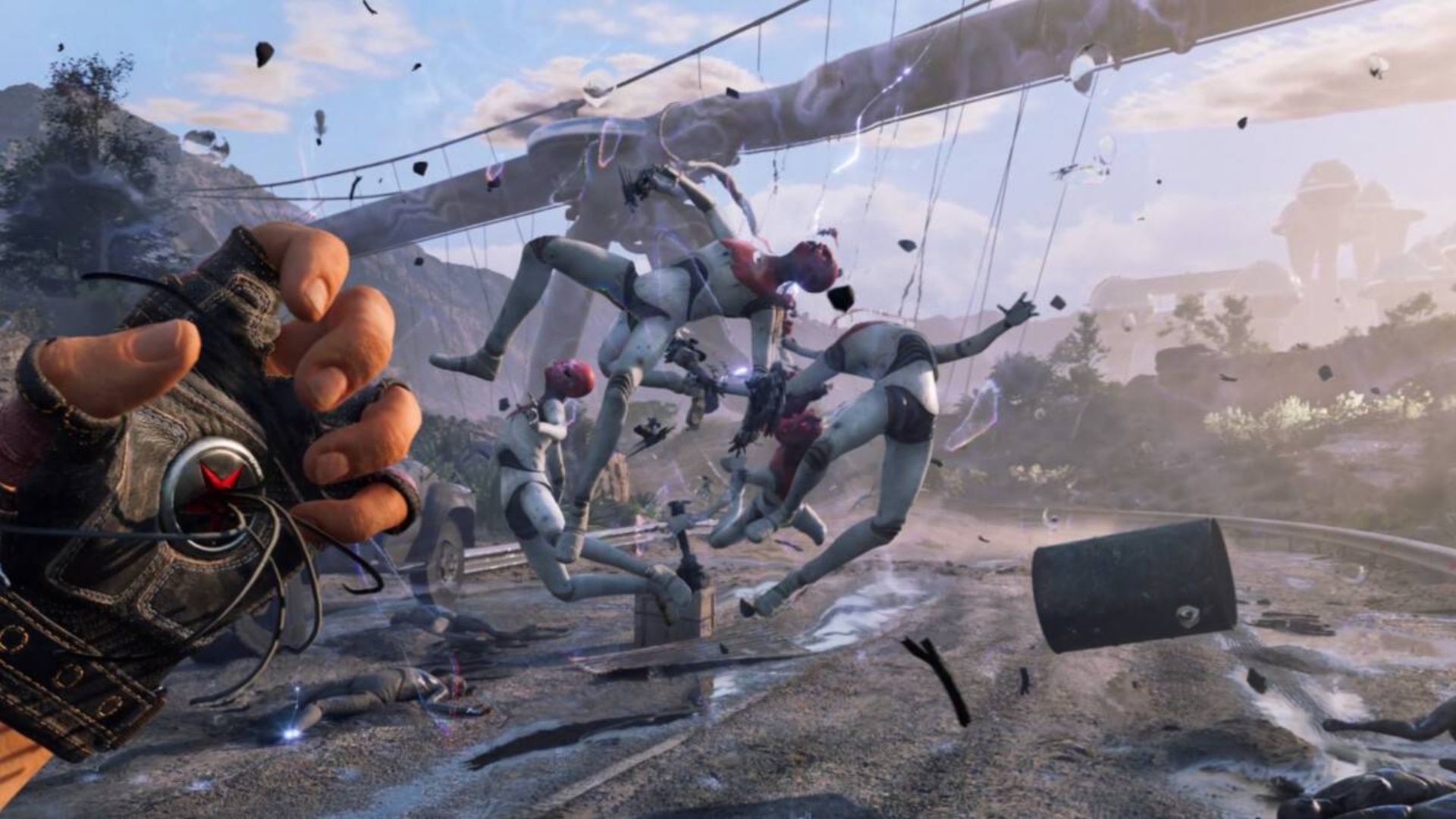 Attacking enemies with psychic powers in Atomic Heart 2 (2026)