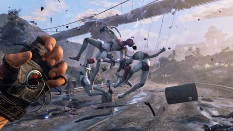 Attacking enemies with psychic powers in Atomic Heart 2 (2026)